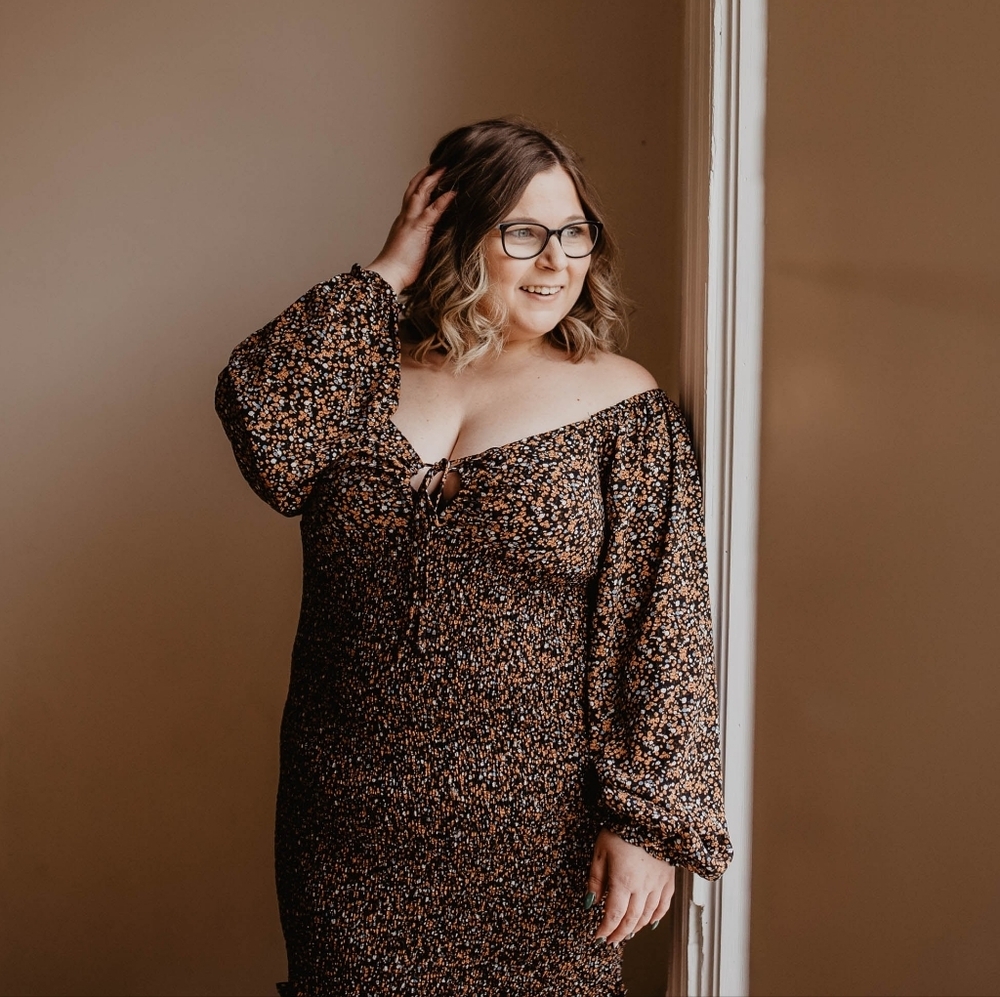 NWT Blush J - Smocked Dress